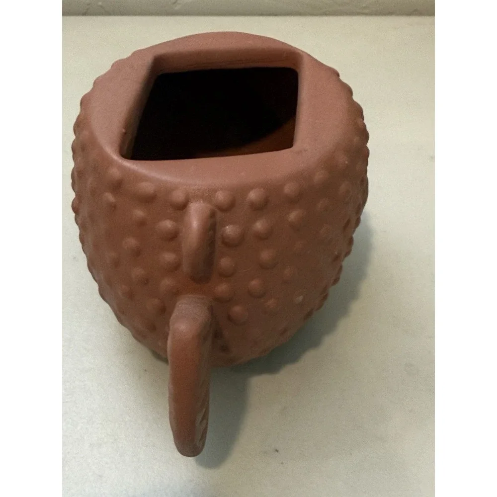 New Bath & Body Works Terra Cotta Puffer Fish Foam Soap Holder